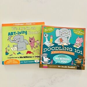Elephant & Piggie Art-ivity and Doodling 101 Kids Book Set